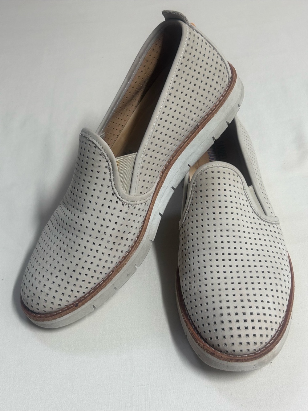 Samuel Hubbard SAM SPORT KICKS 8.5Beige Slip-on Shoes